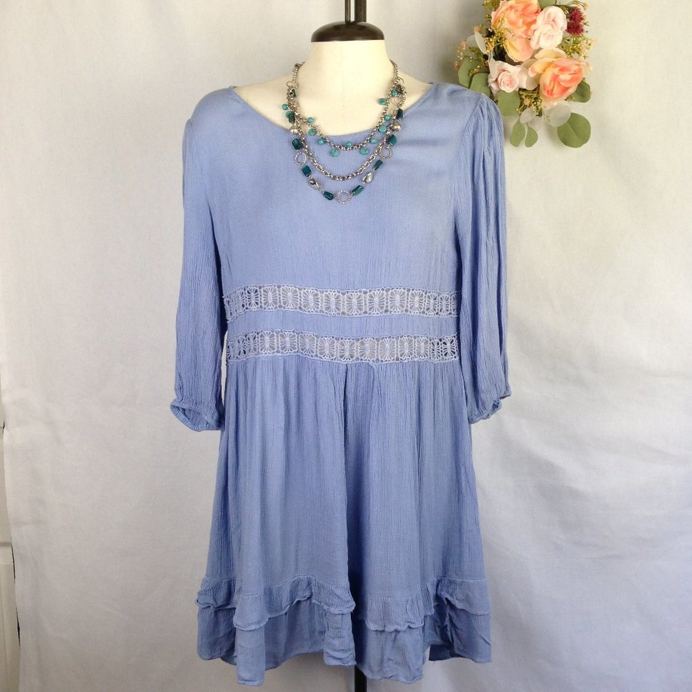 Andree by Unit Casual Peasant  Dress 3/4 Sleeve